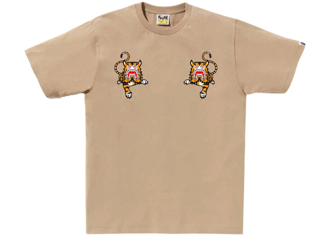 BAPE Tiger Tee Beige