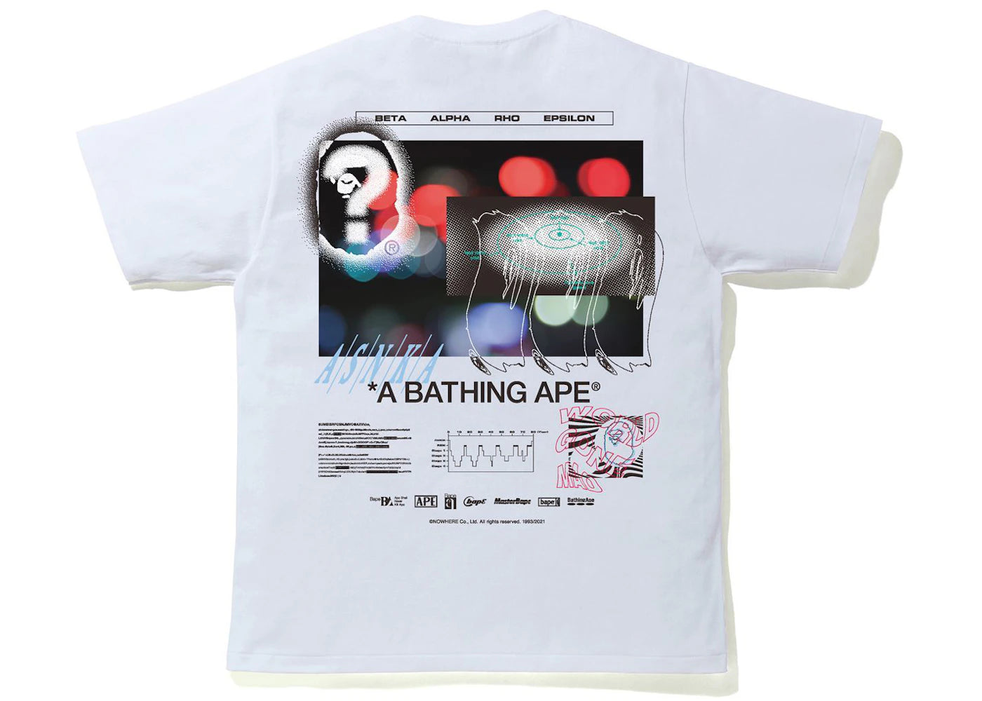 BAPE Time to Sleep Tee White