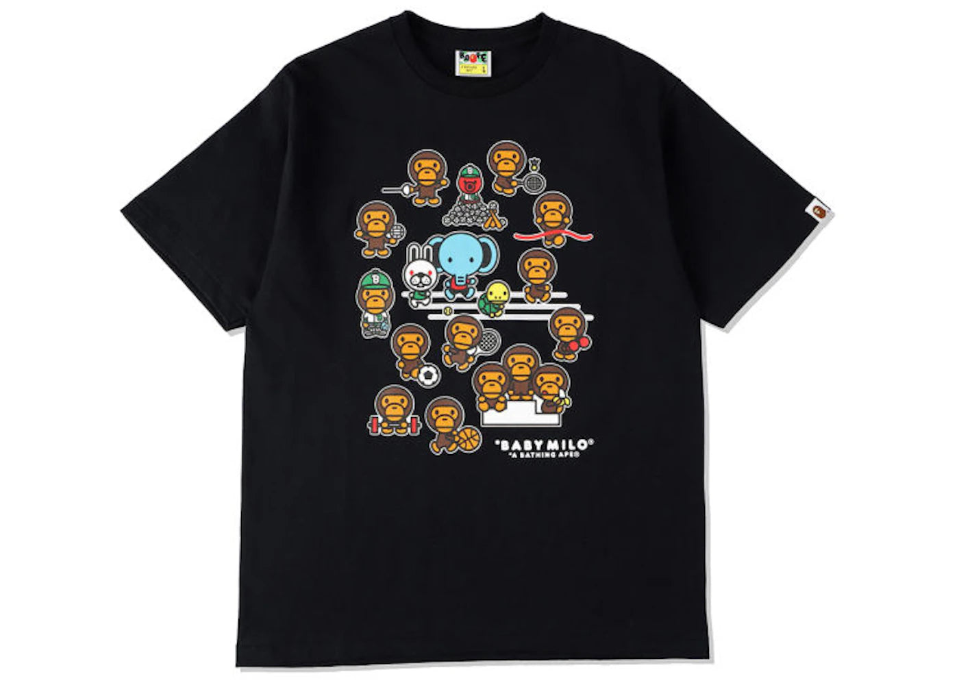 BAPE Tokyo Baby Milo Tee Black