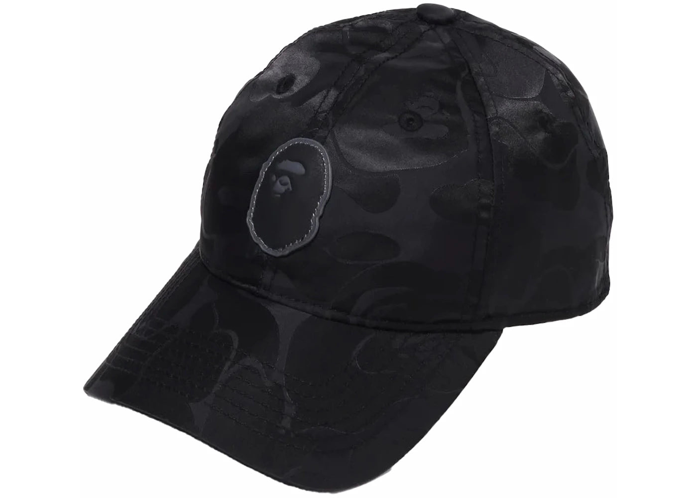 BAPE Tonal Solid Camo Cap Black