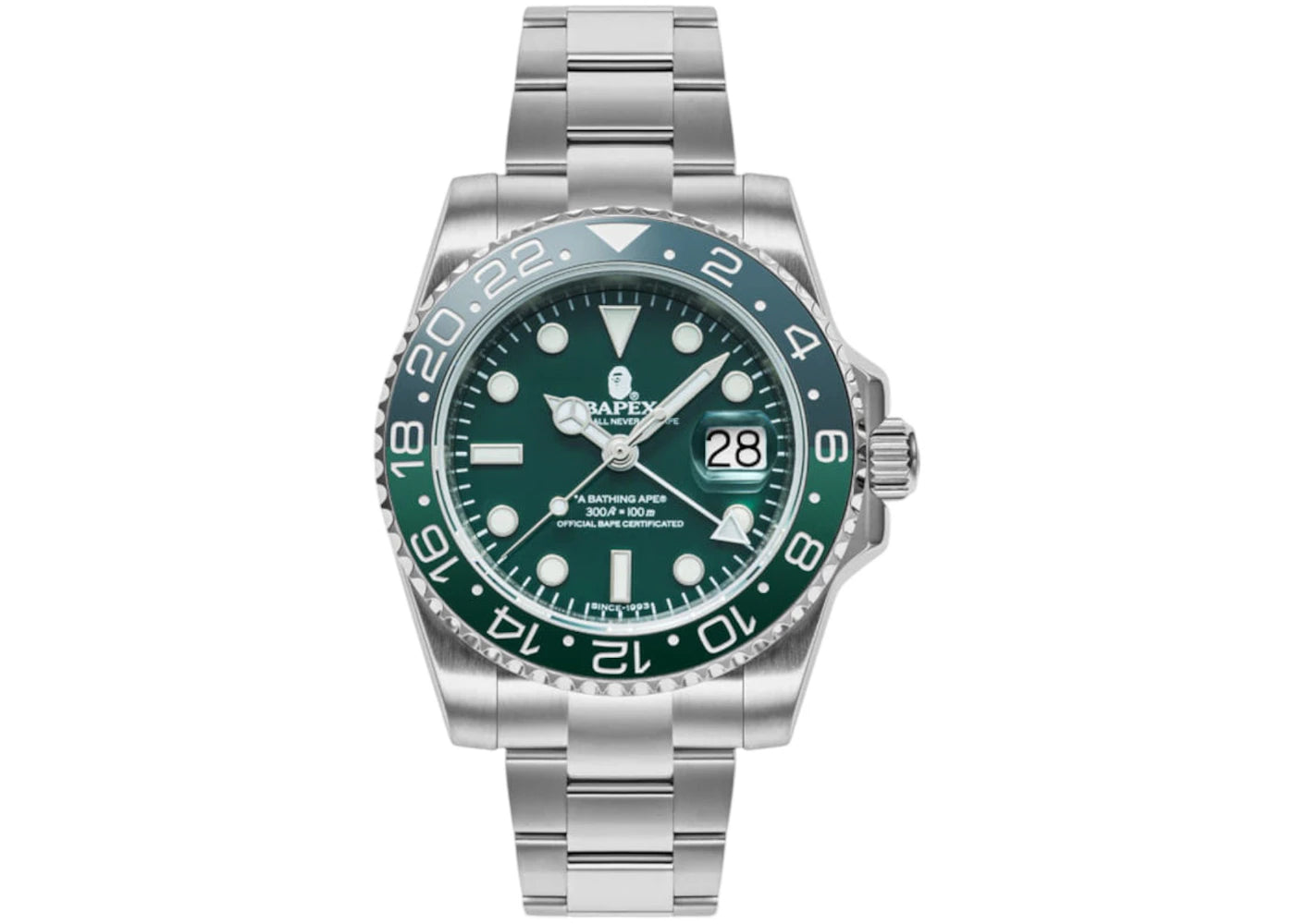 BAPE Type 2 BAPEX Watch Green