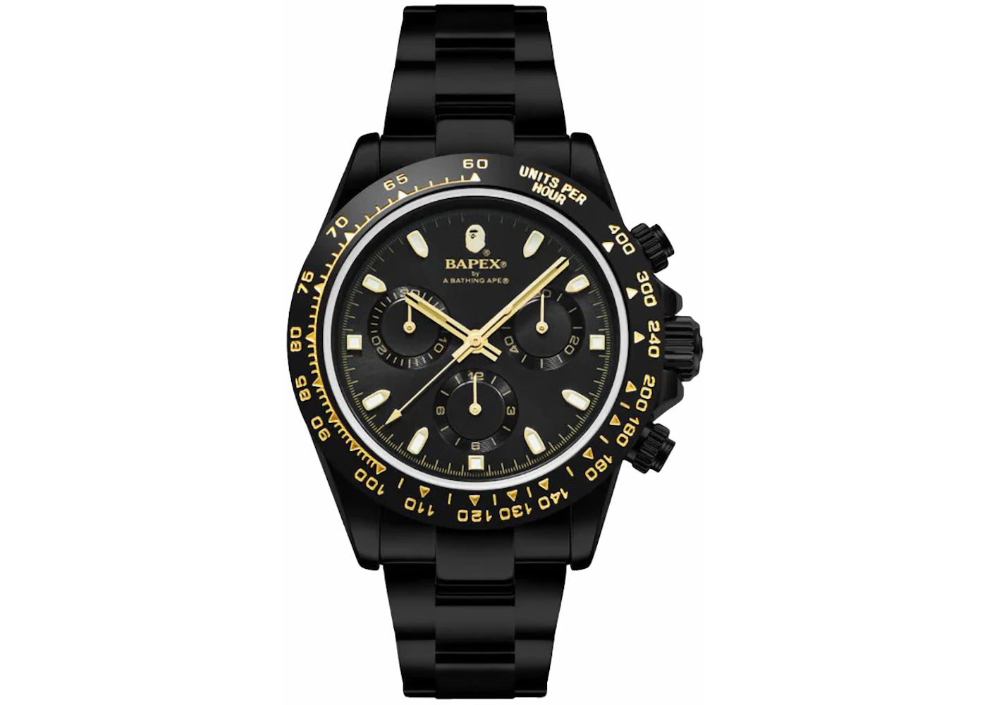 BAPE Type 4 BAPEX Watch Black