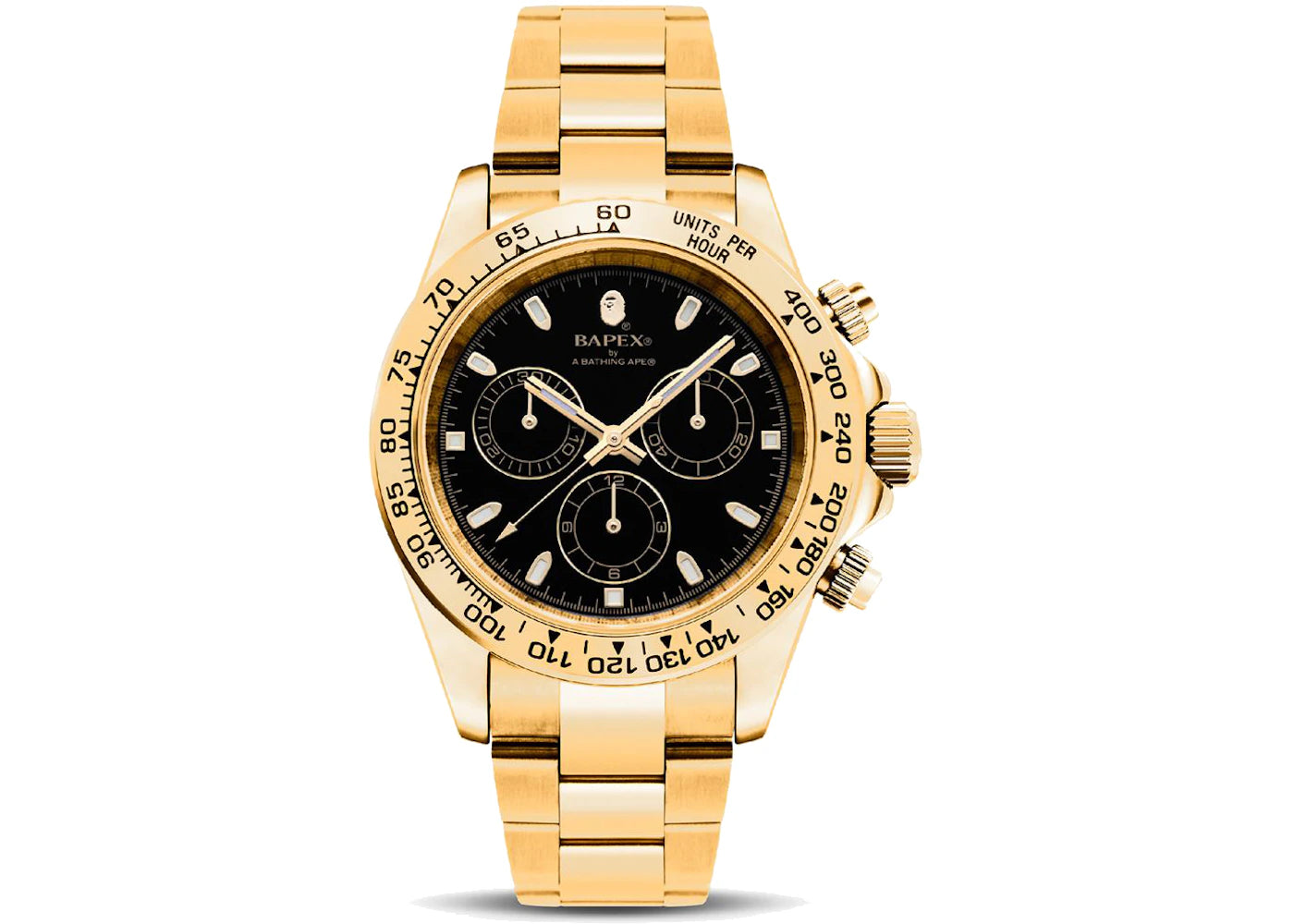 BAPE Type 4 BAPEX Watch Gold/Black