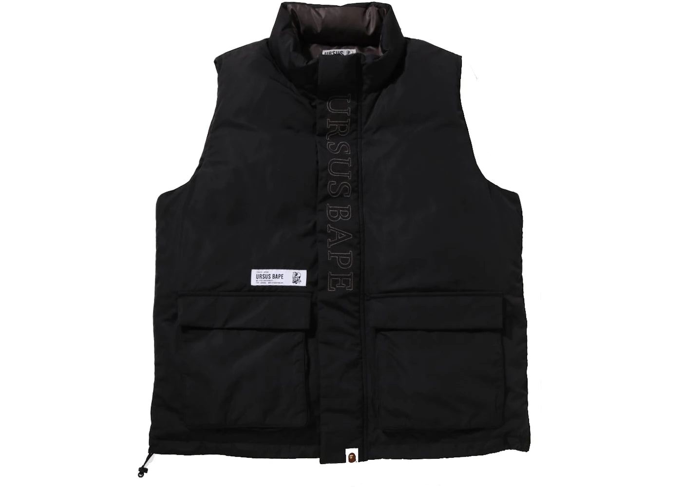 BAPE Ursus Loose Fit Down Vest Black