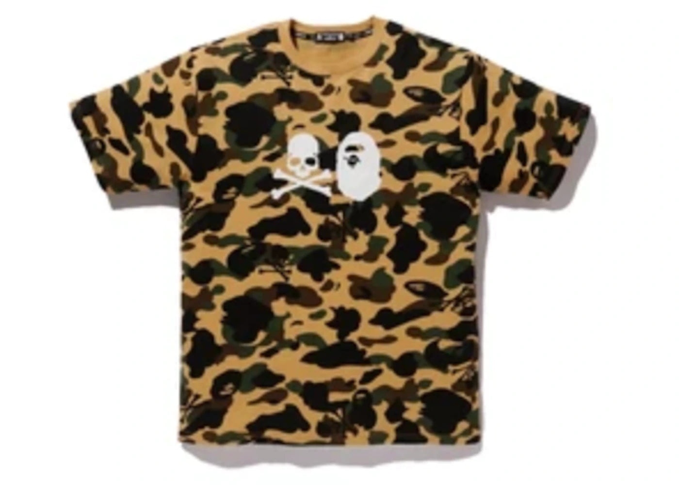 BAPE VS Mastermind Camo Tee Yellow