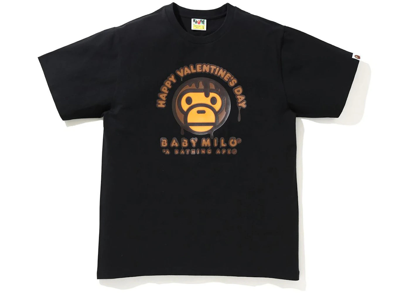 BAPE Valentine Chocolate Baby Milo Tee Black