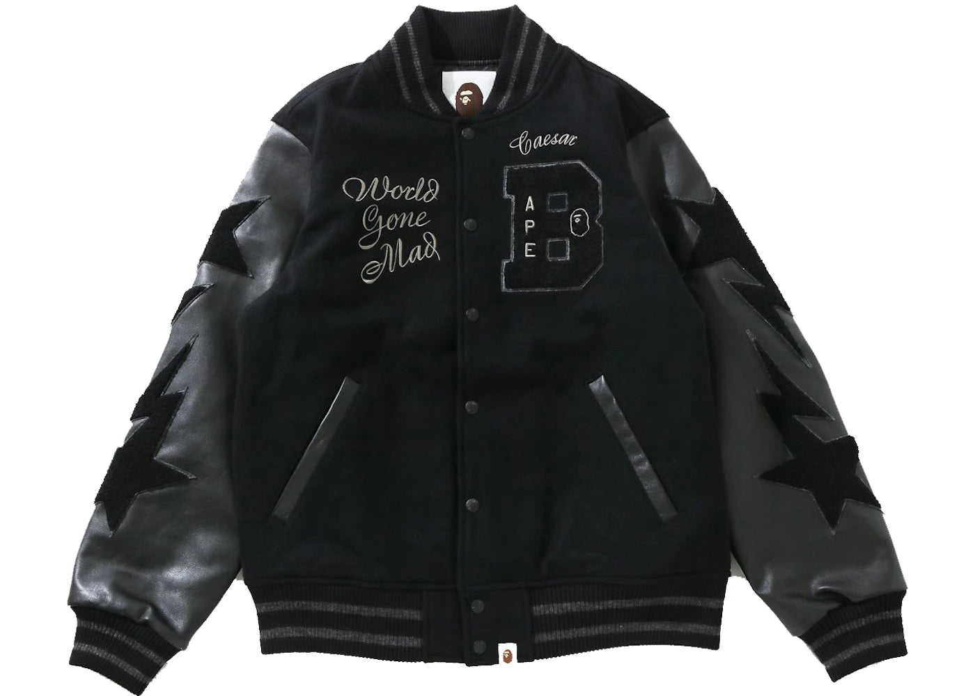 BAPE Varsity Jacket (FW21) Black