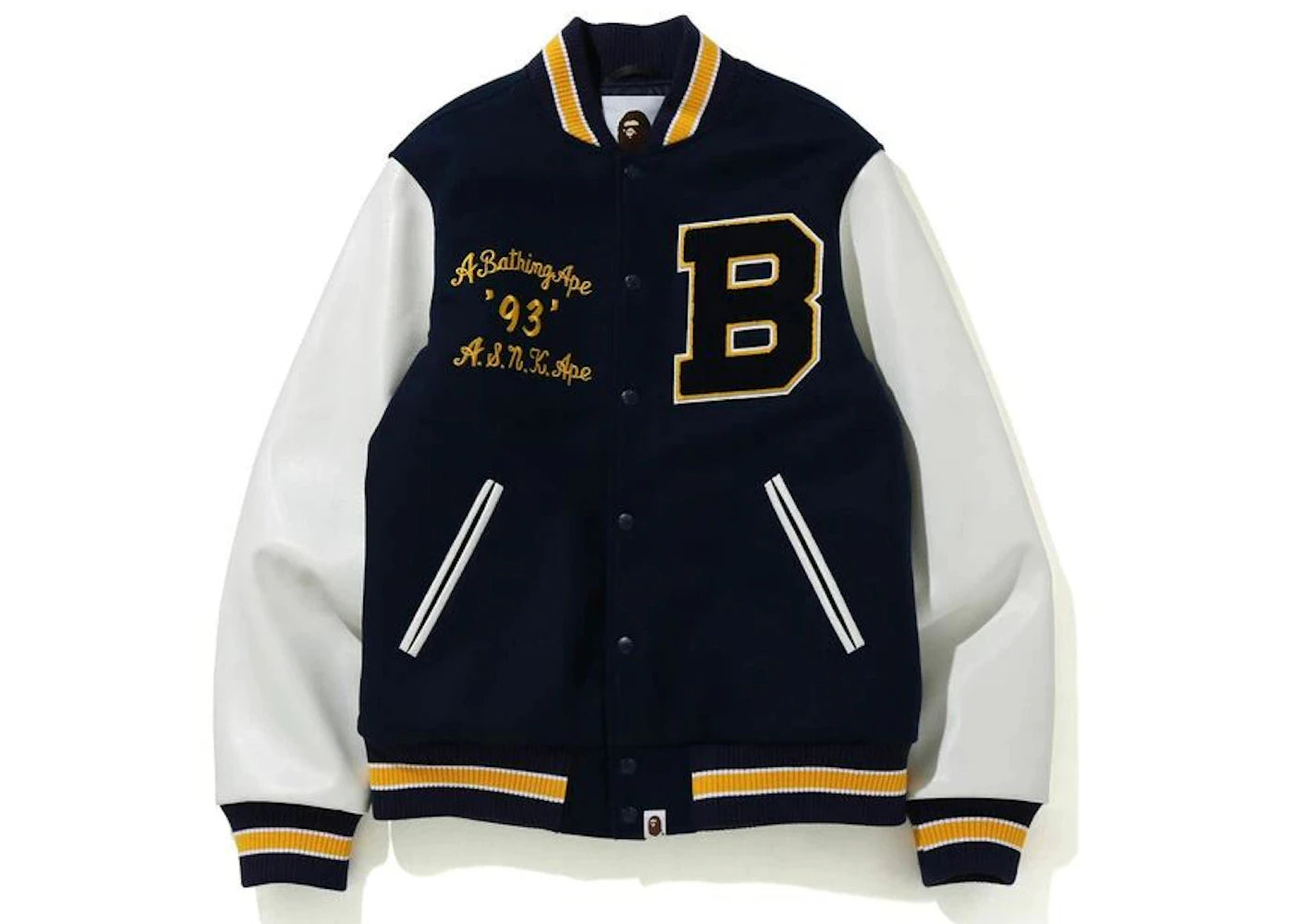 BAPE Varsity Jacket Navy