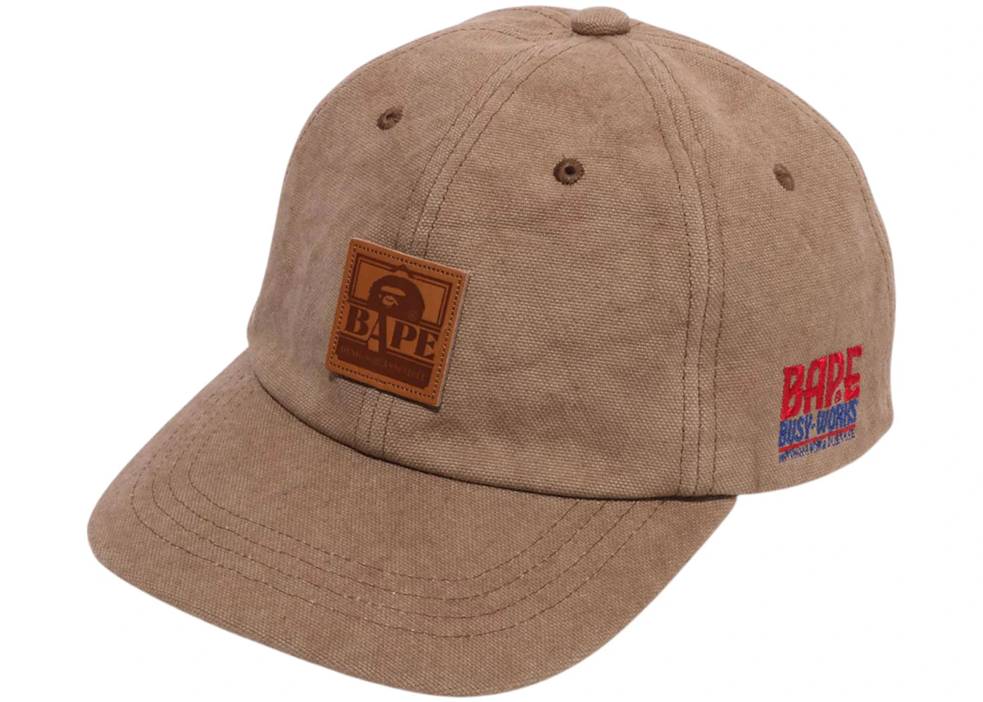 BAPE Washed Canvas Cap Beige