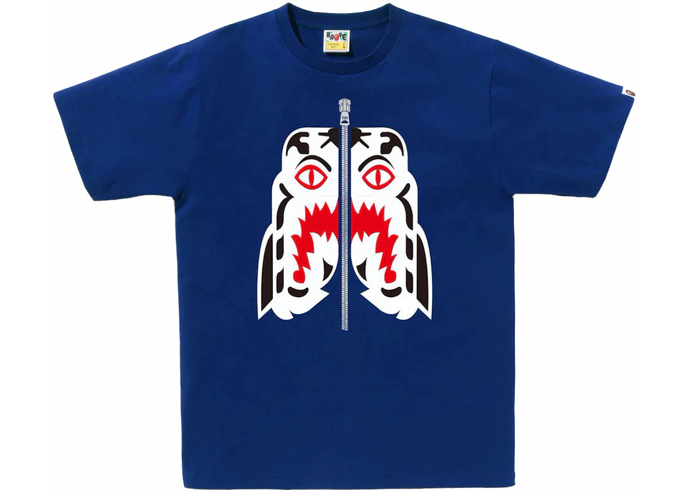BAPE White Tiger Tee Blue
