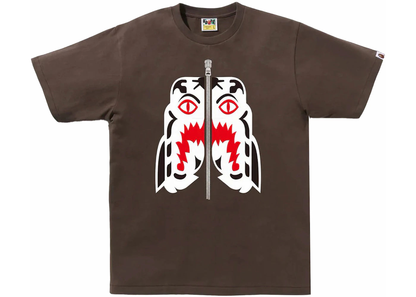 BAPE White Tiger Tee Brown