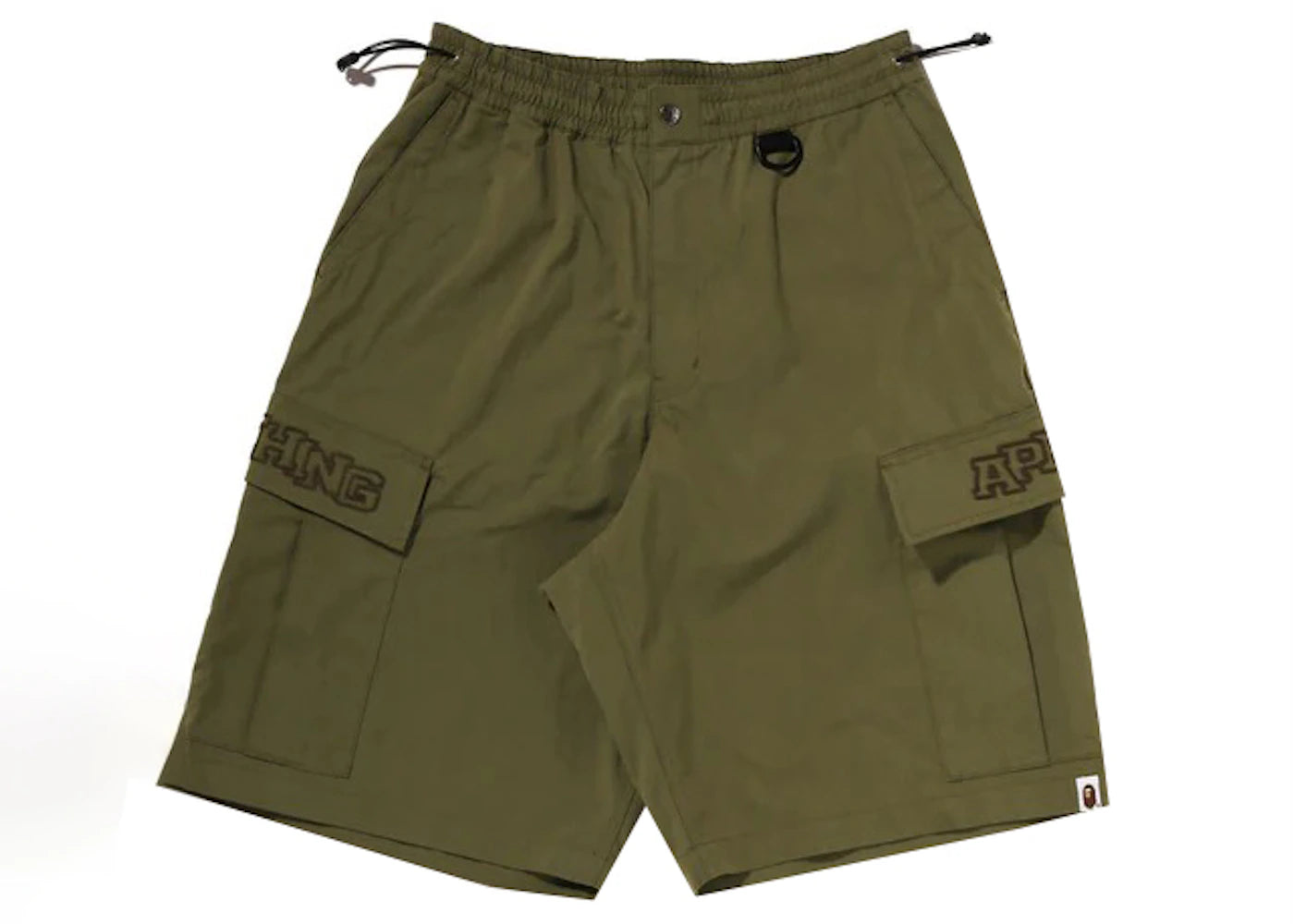 BAPE Wide Cargo Shorts Olivedrab