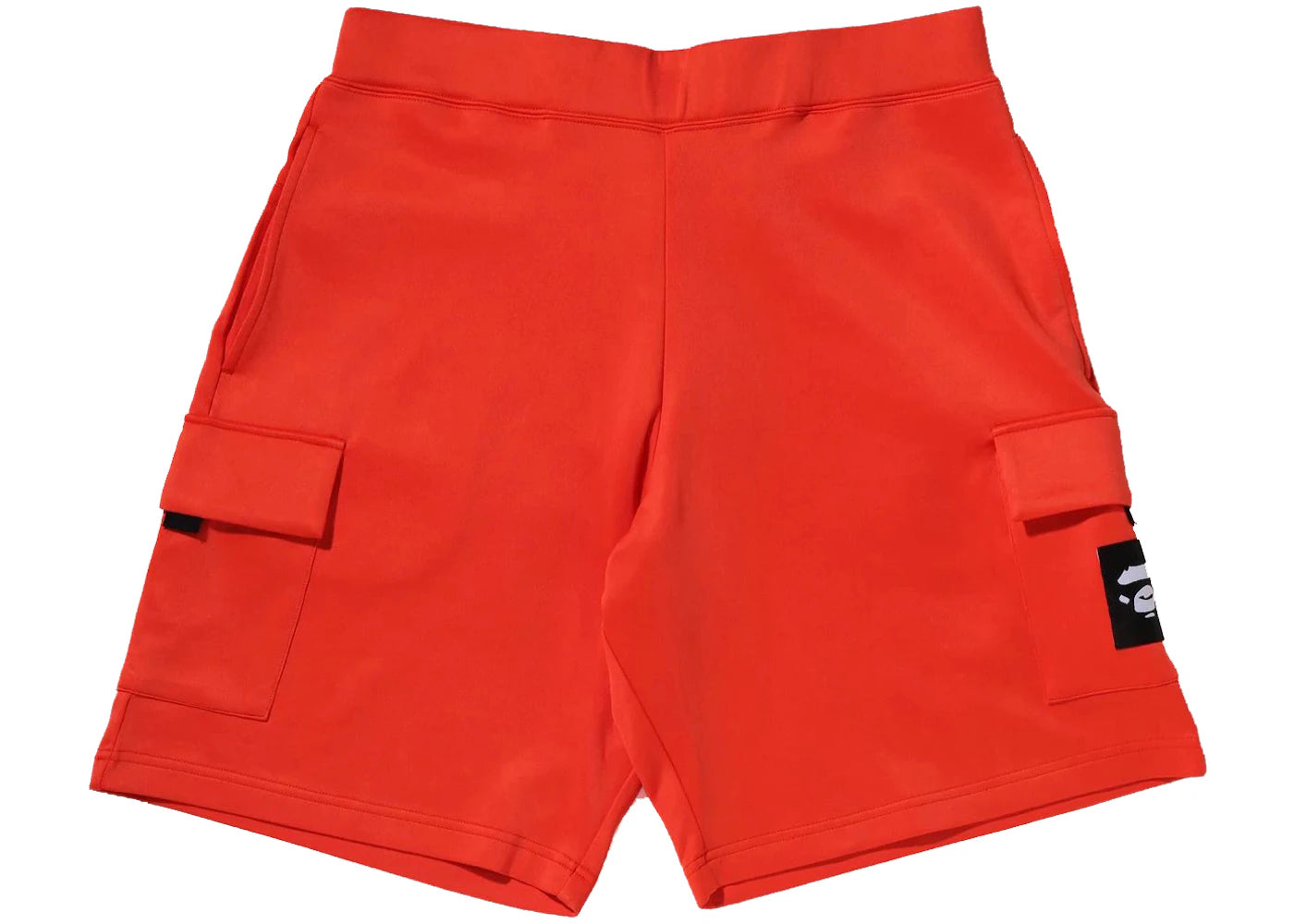 BAPE Wide Fit Double Knit Shorts Orange