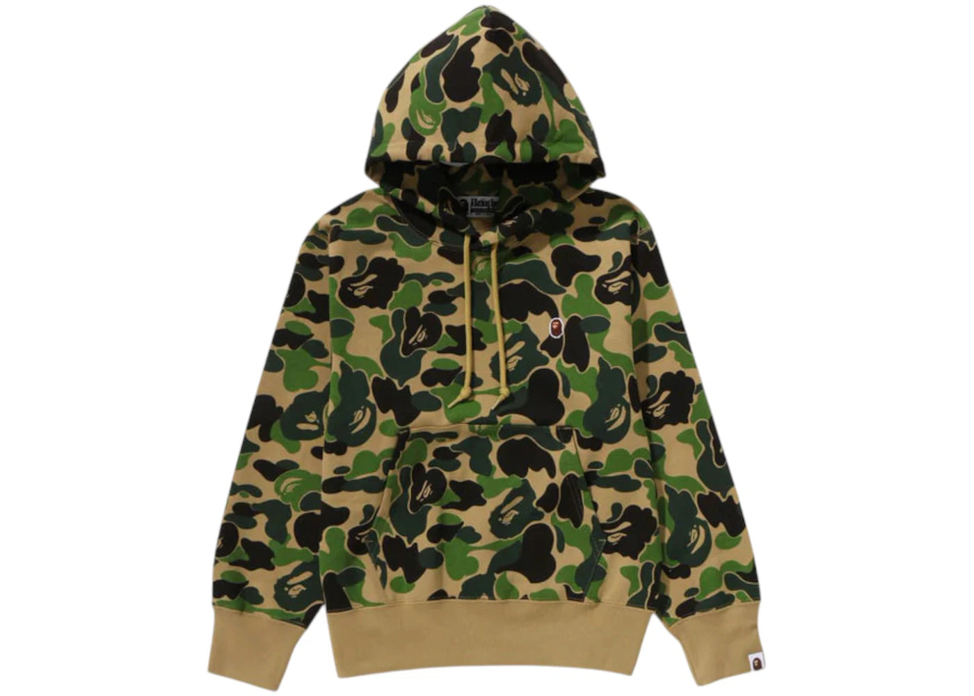BAPE Women's ABC Camo One Point Pullover Hoodie Green