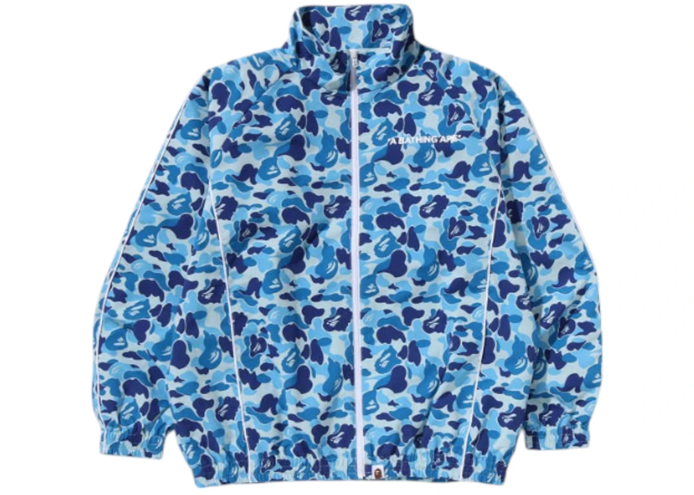 BAPE Women's ABC Camo Track Jacket Blue