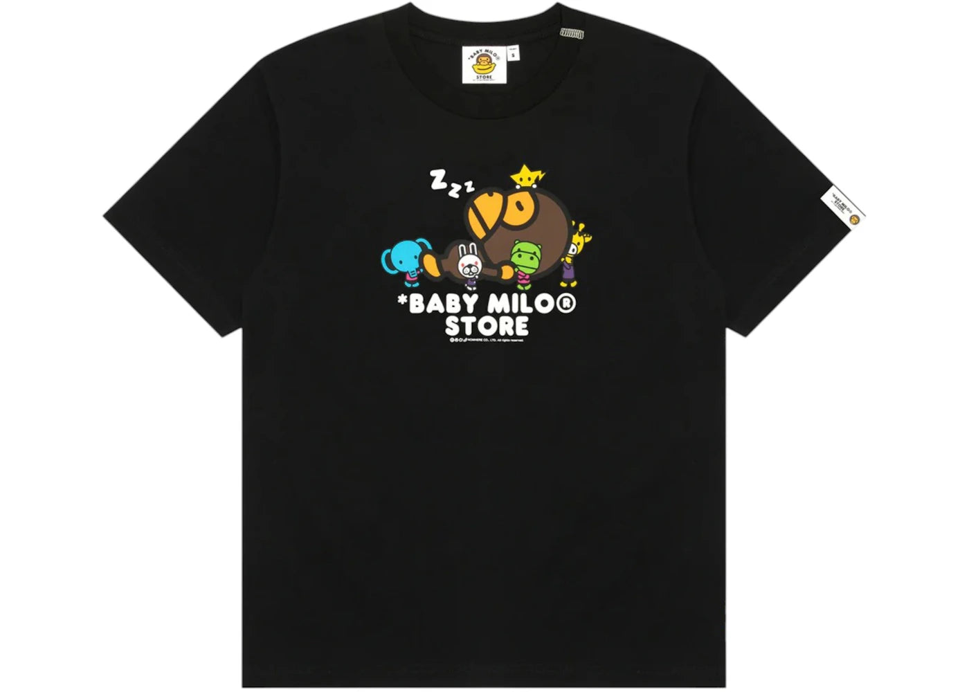 BAPE Women's Baby Milo Graphic Print III Tee (SS25) Black