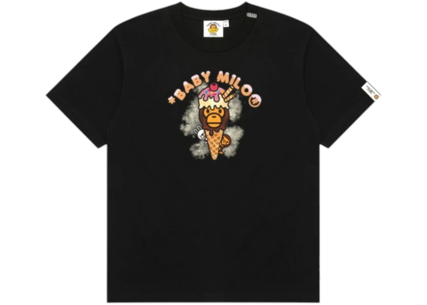 BAPE Women's Baby Milo Ice Cream Tee Black
