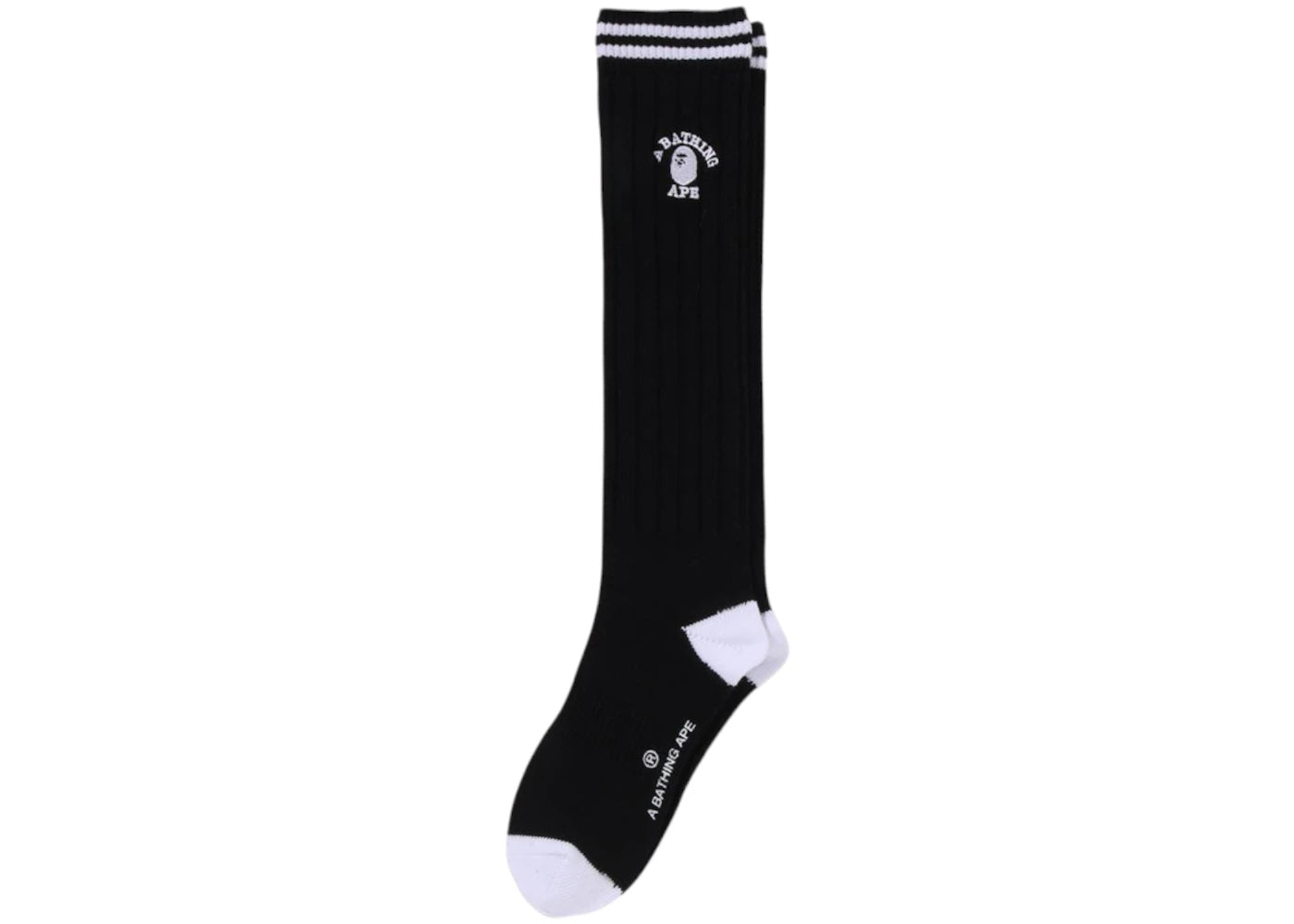 BAPE Women's College Loose Socks Black
