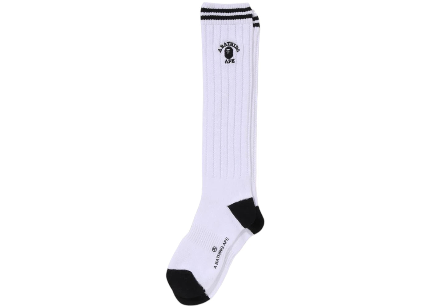 BAPE Women's College Loose Socks White