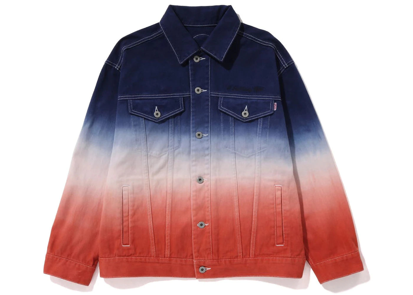 BAPE Women's Gradation Champion Denim Jacket Multi