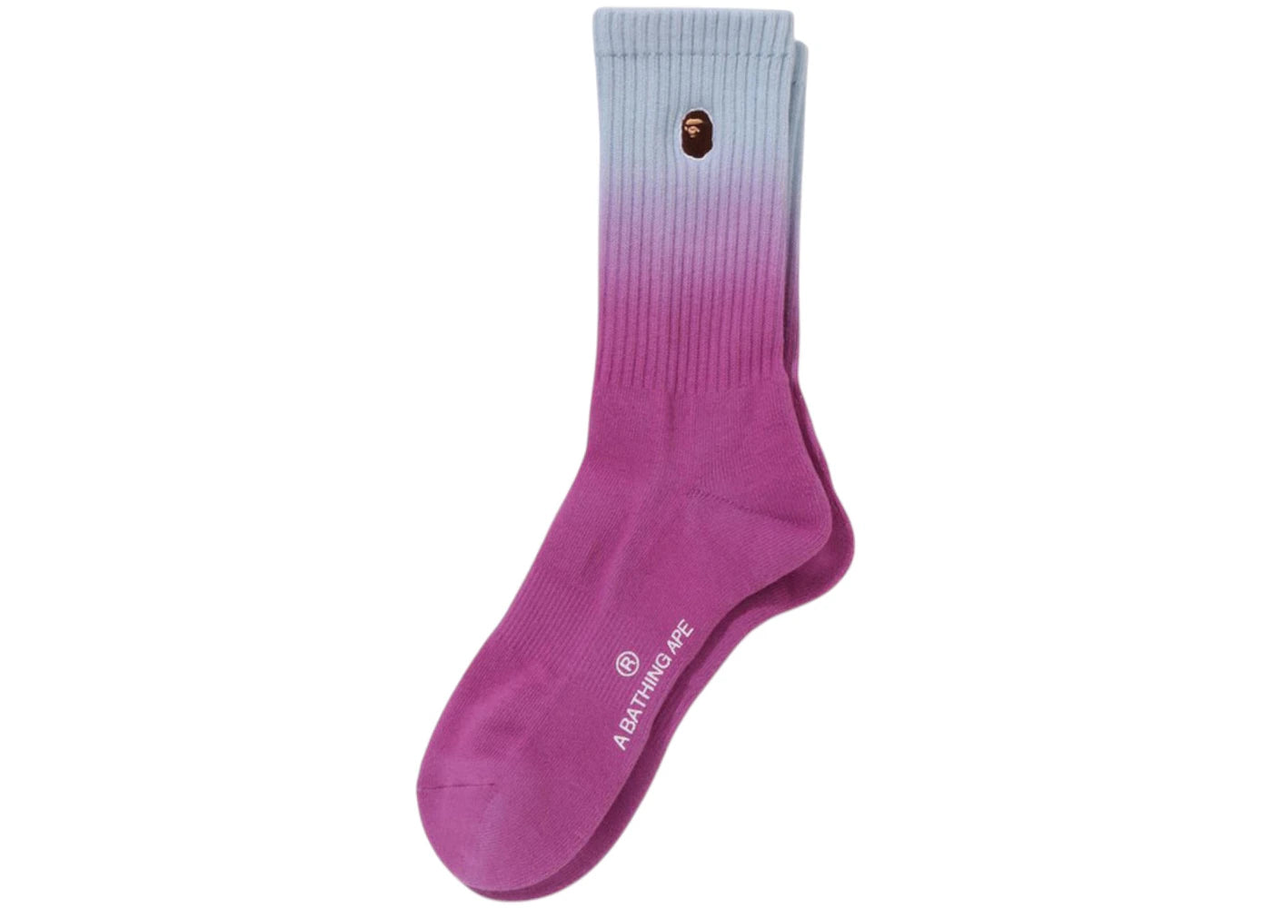 BAPE Women's One Point Gradation Socks Blue