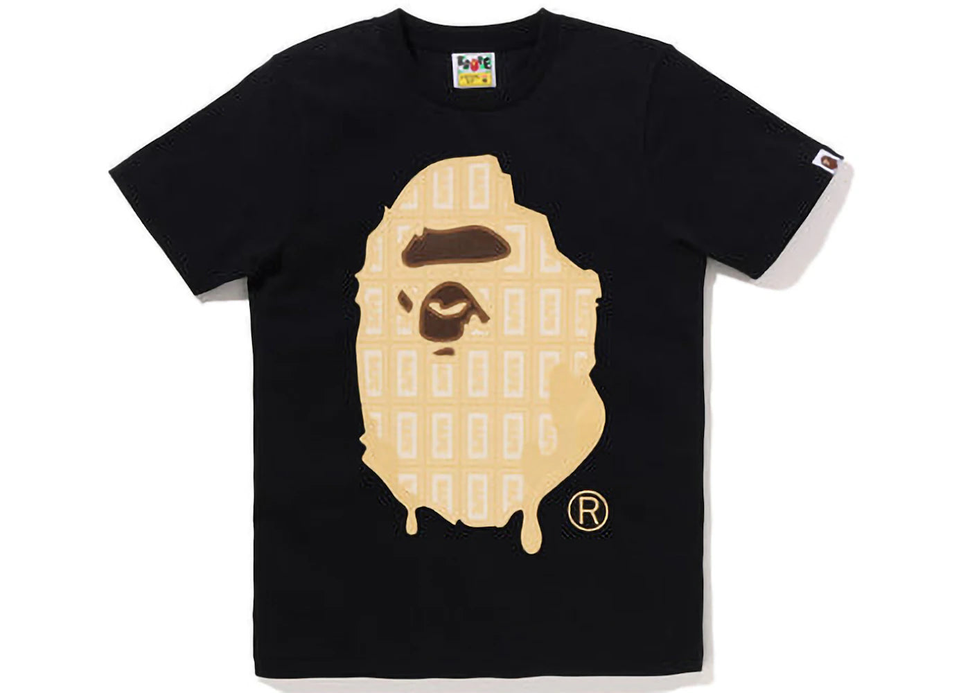 BAPE Womens Valentine Chocolate Ape Head Tee (SS23) Black