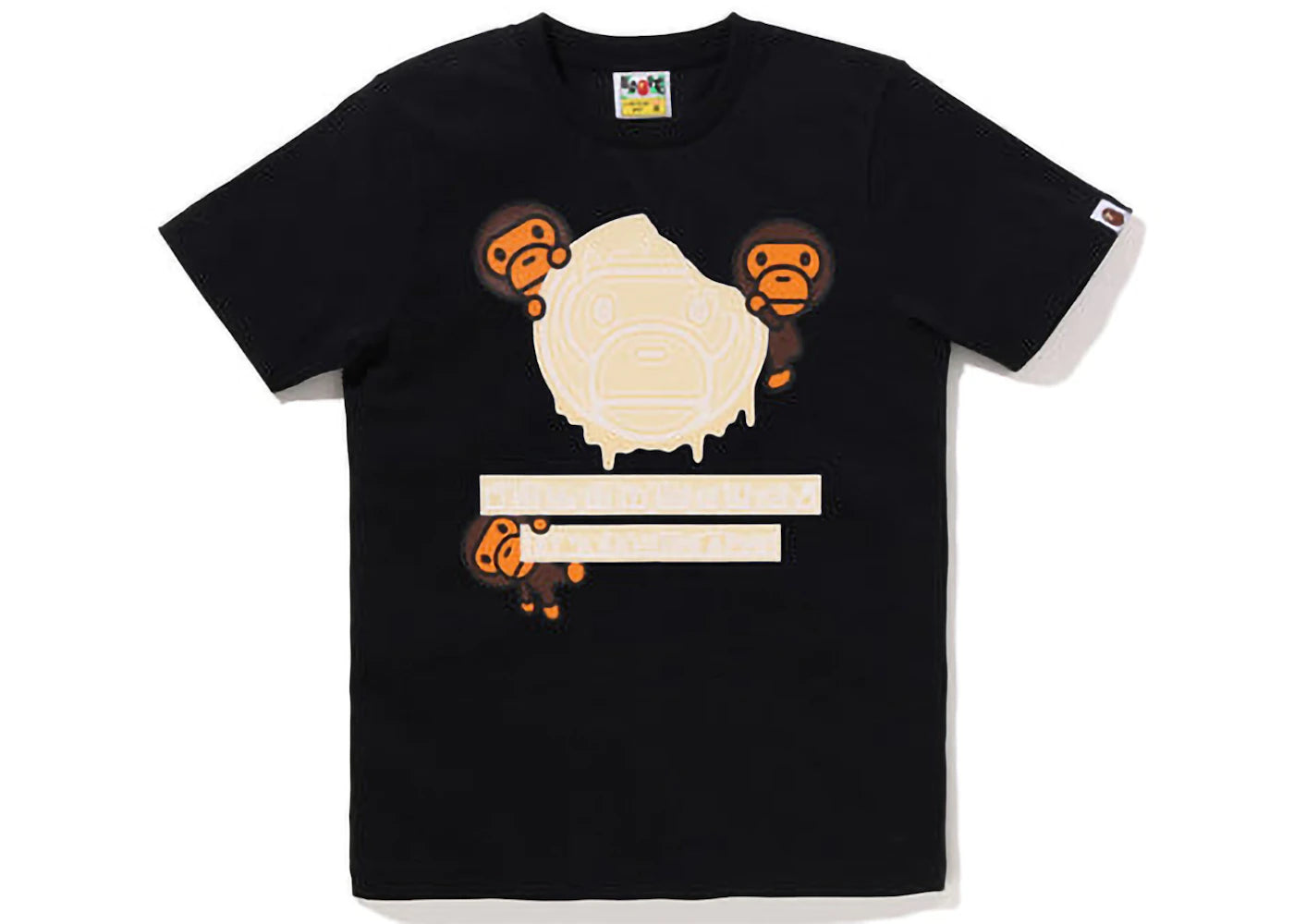 BAPE Womens Valentine Chocolate Baby Milo Tee (SS23) Black