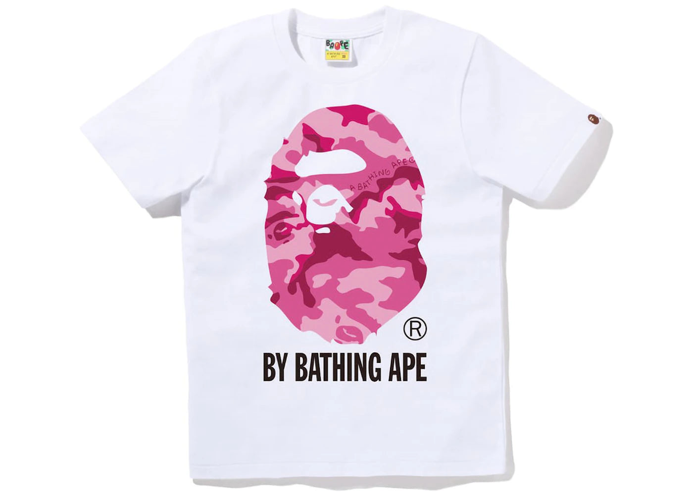 BAPE Women's Woodland Camo By Bathing Ape Tee White