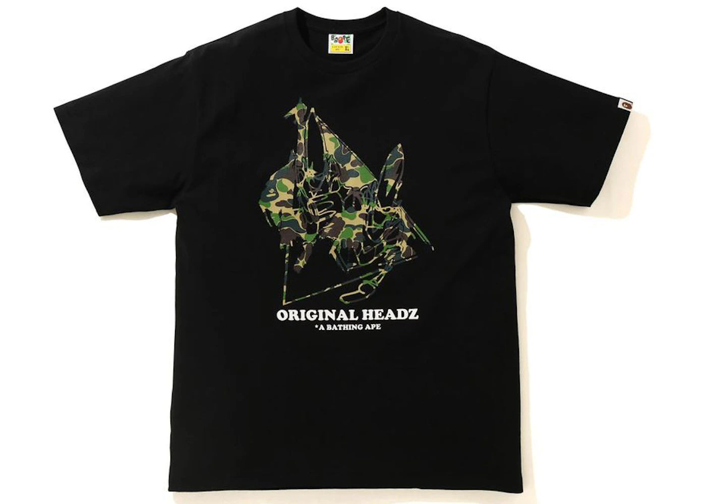BAPE x UNKLE POINTMAN Logo T-shirt Black