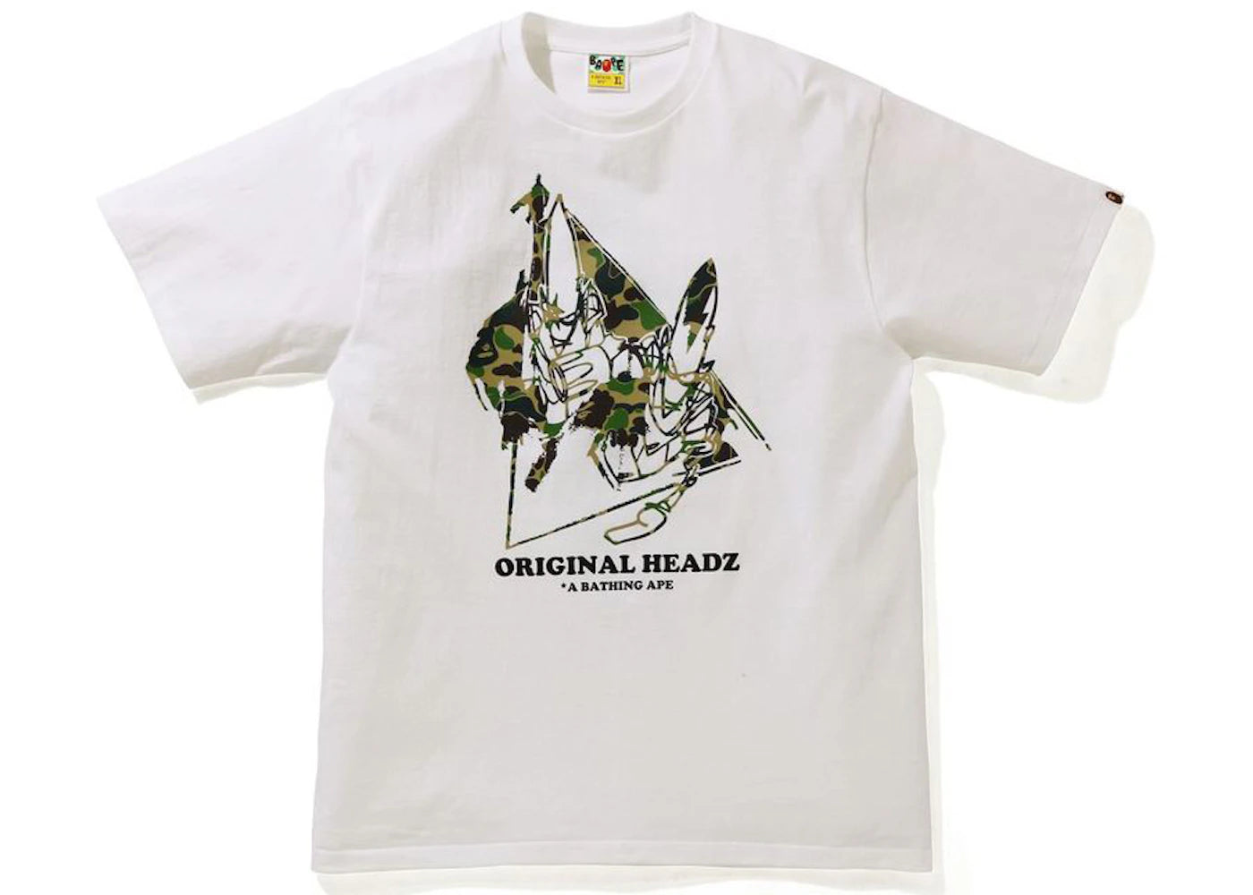 BAPE x UNKLE POINTMAN Logo T-shirt White