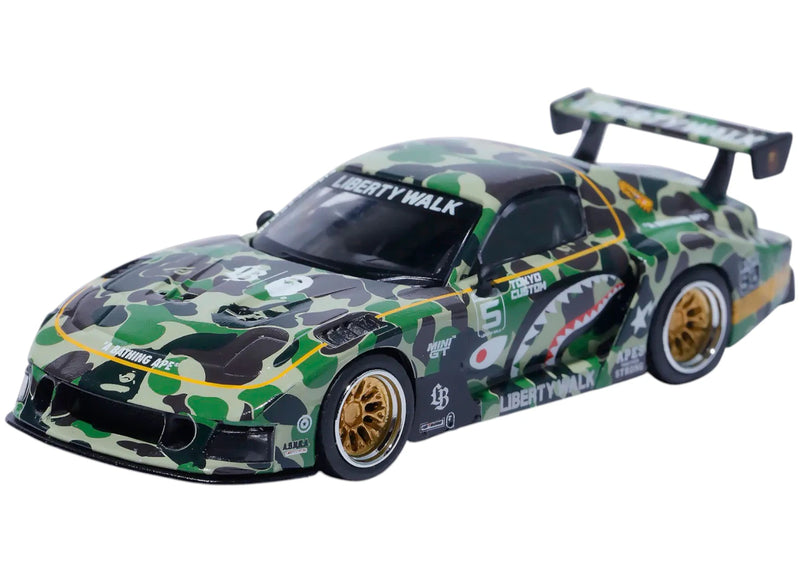 ミニカー A BATHING APE - BAPE X LBWK MINI GT ABC CAMO FD RX7 1/18 BAPE® X LBWK - MINI GT ABC CAMO FD RX7 1/64 BAPE® X LBWK