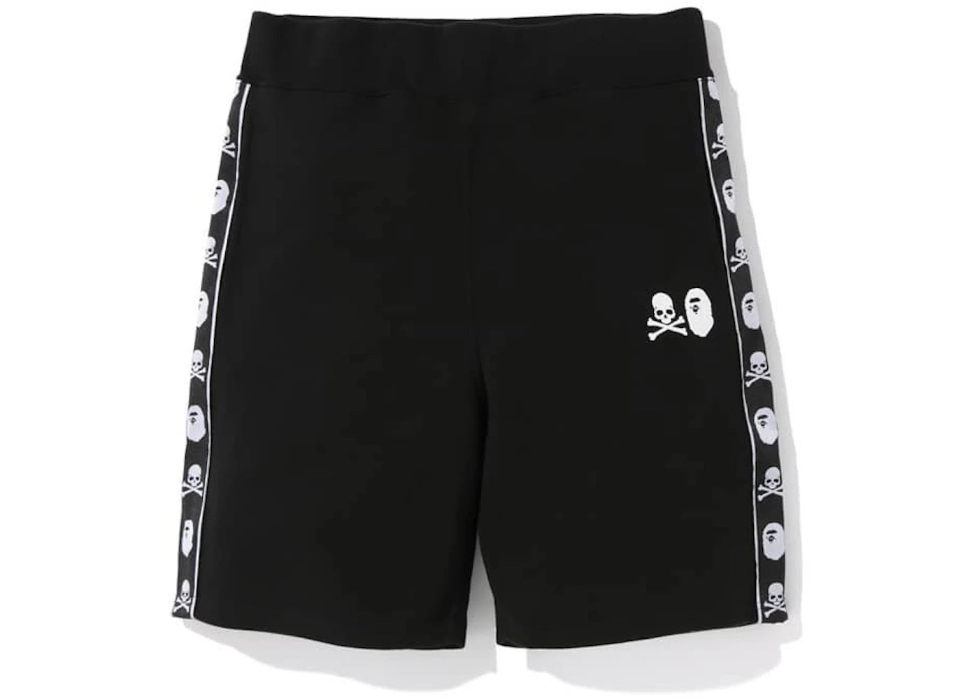 BAPE vs. Mastermind Logo Tape Sweat Shorts Black