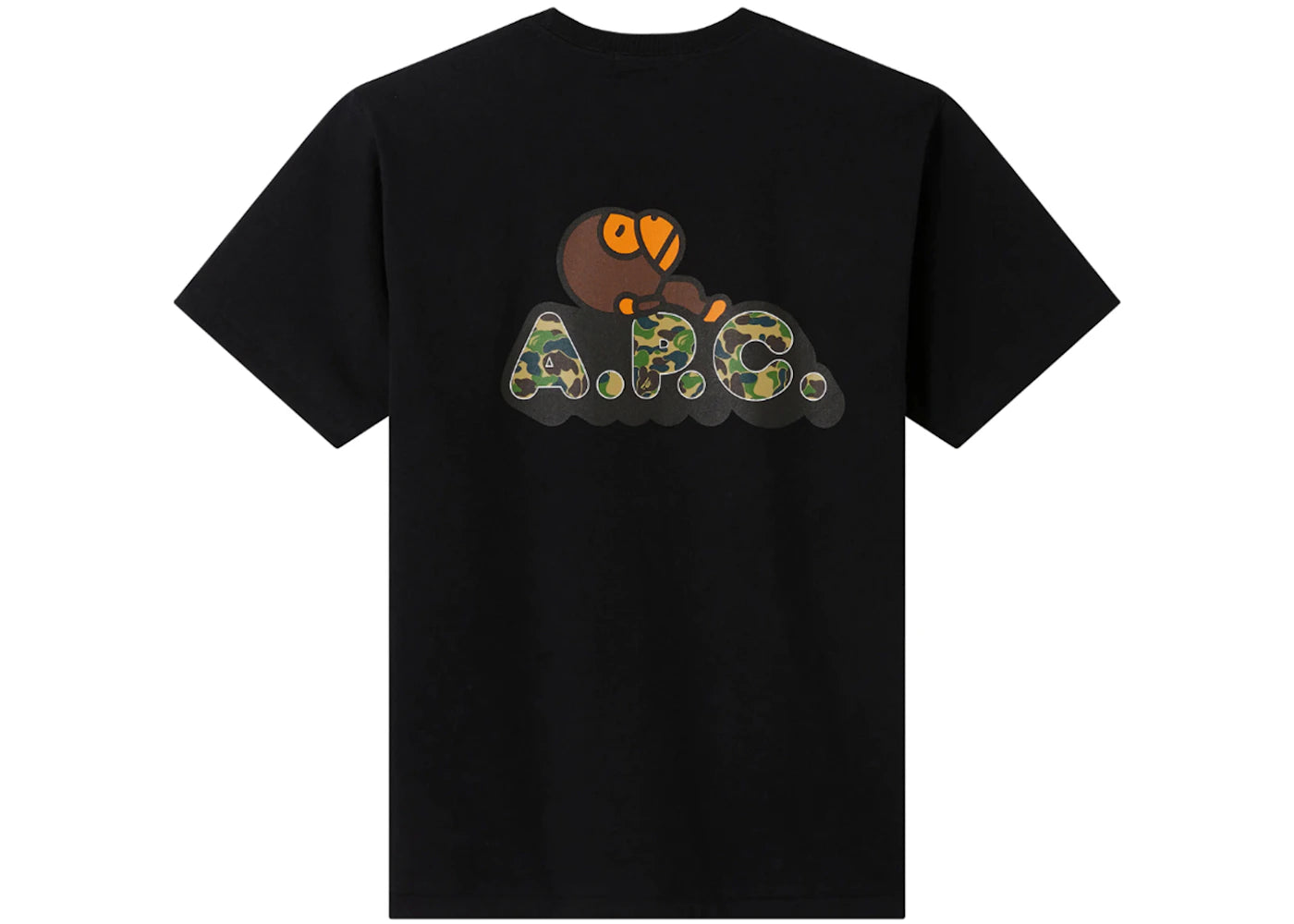 BAPE x A.P.C. Kids Milo on APC Wide T-Shirt Black