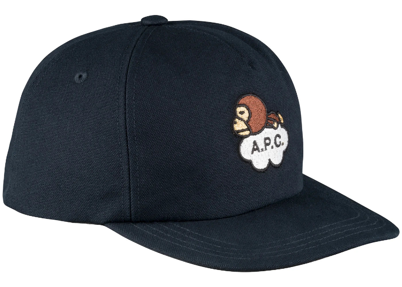 BAPE x A.P.C. Milo on APC Cotton Cap Navy