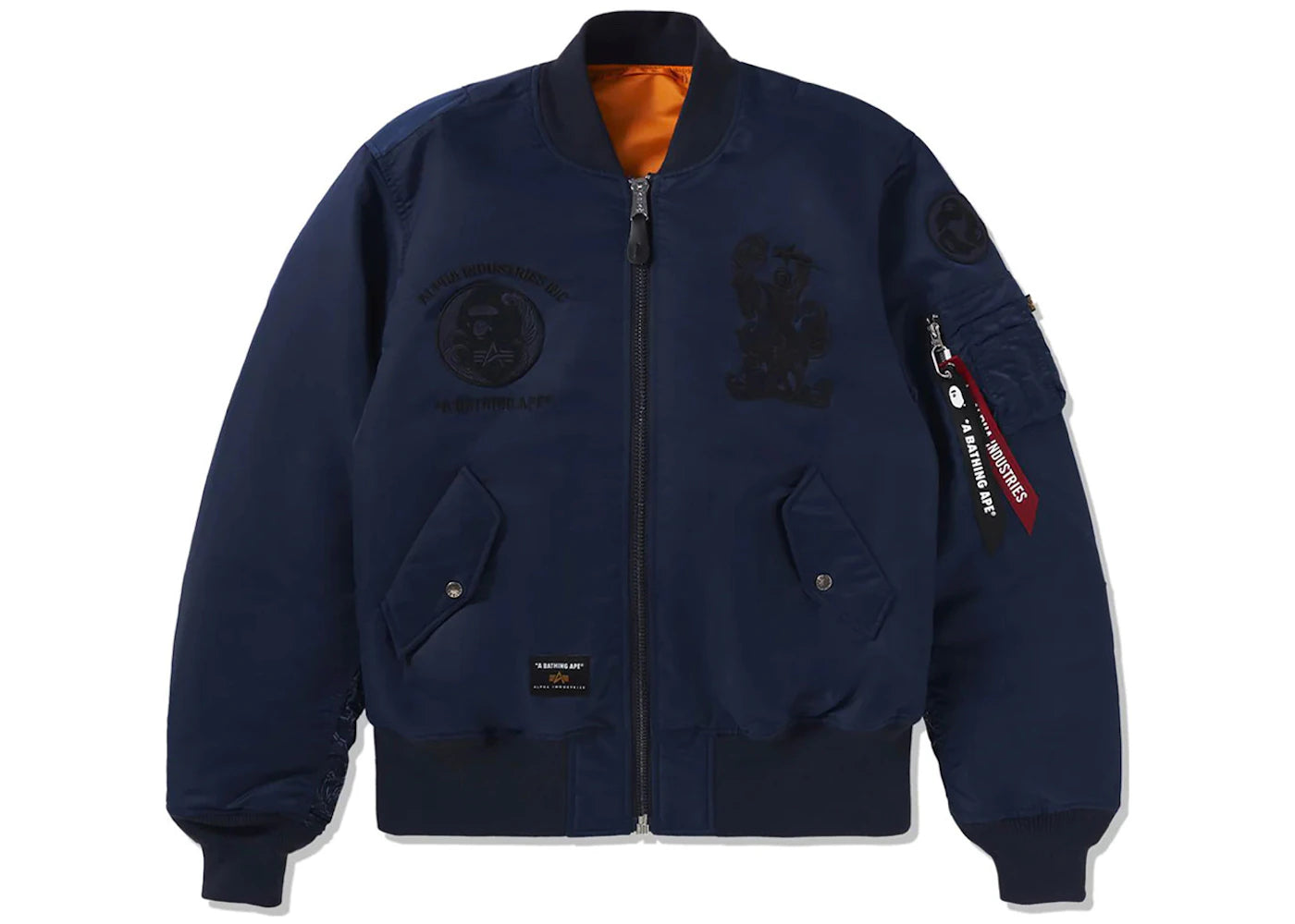 BAPE x Alpha Industries MA-1 Jacket Navy