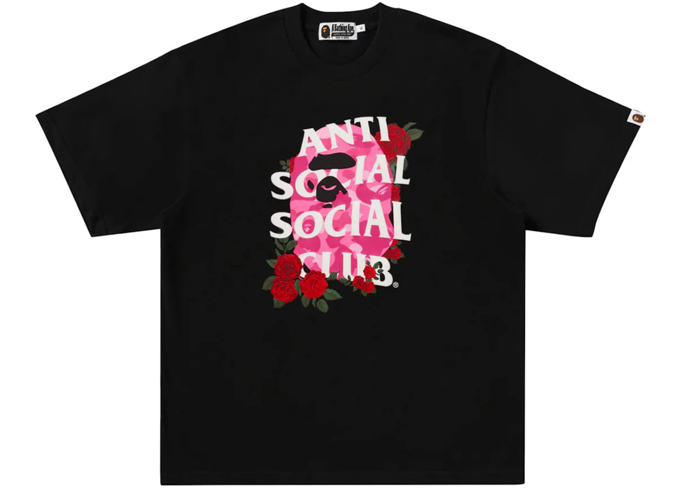 BAPE x Anti Social Social Club I Tee Black