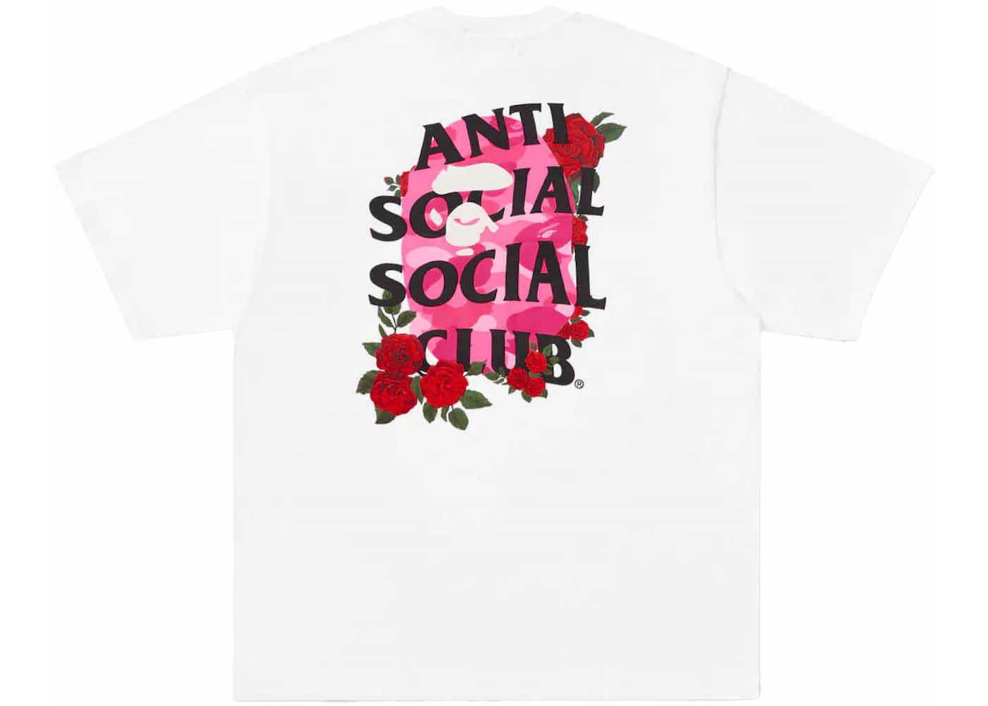 BAPE x Anti Social Social Club III Tee White