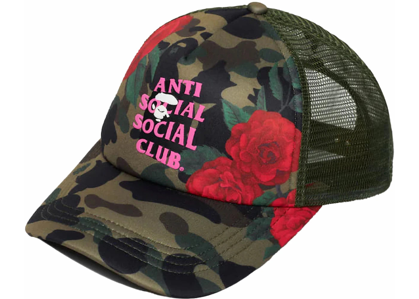 BAPE x Anti Social Social Club Mesh Cap Green