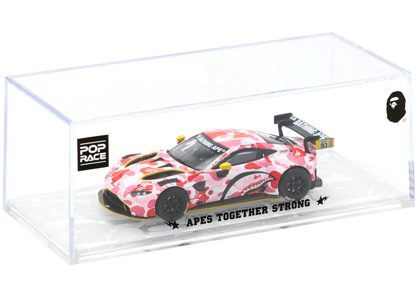 BAPE x POPRACE Aston Martin GT3 Pink