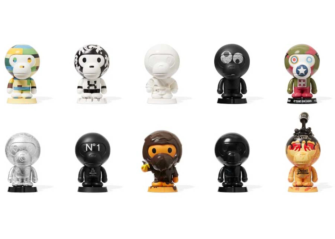 BAPE A Bathing Ape Baby Milo Artists Collection Figure Set