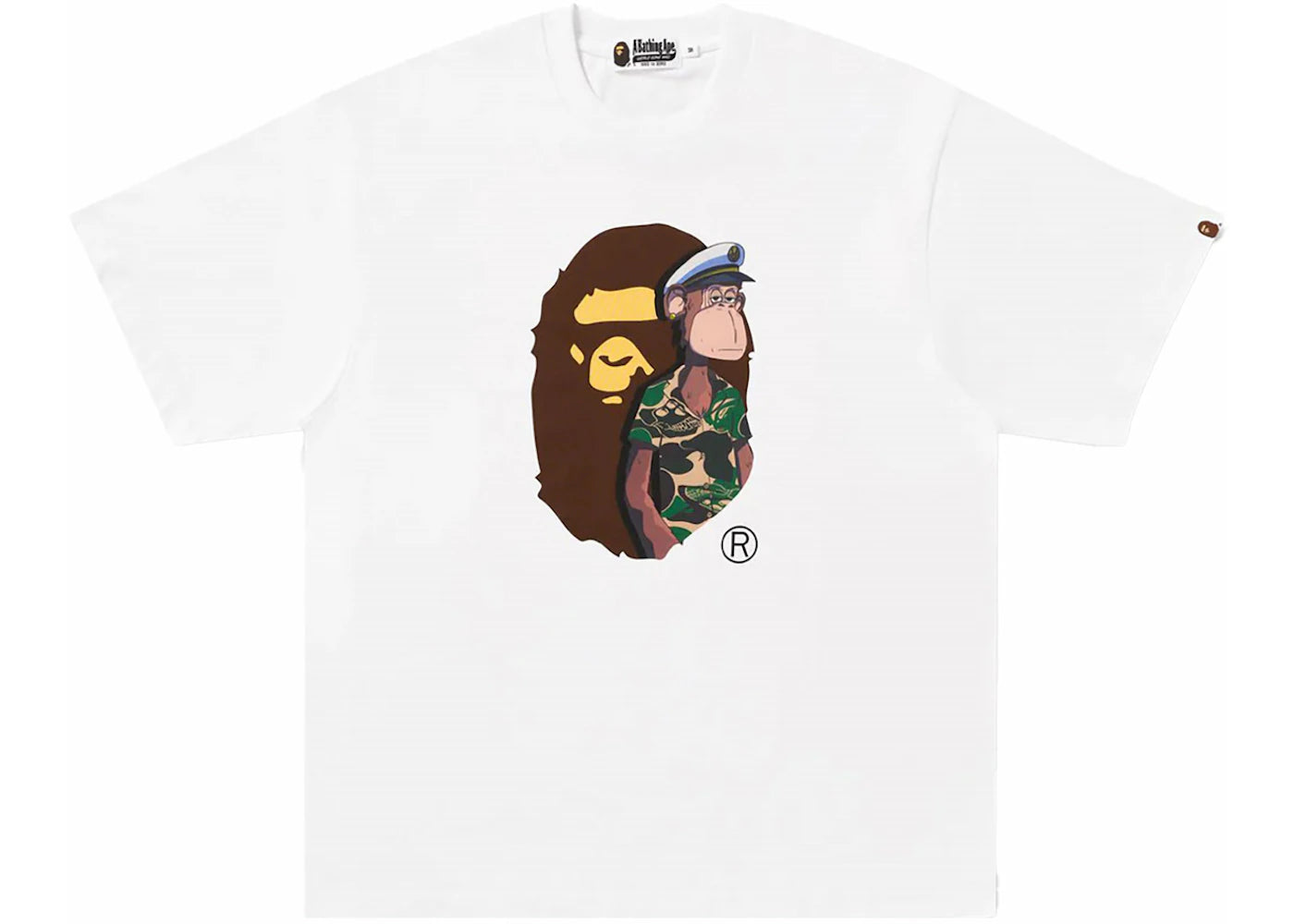 BAPE x BAYC II Tee White