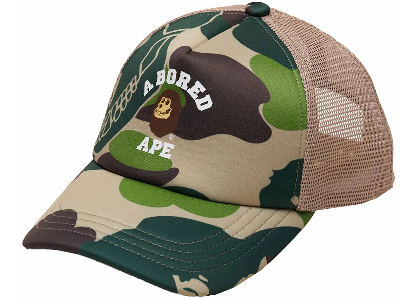 BAPE x BAYC Mesh Cap Green
