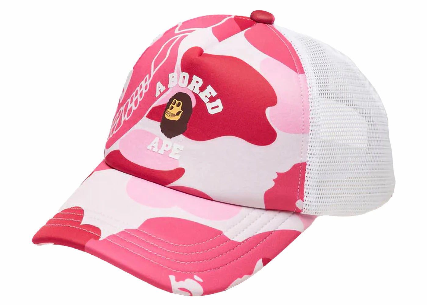 BAPE x BAYC Mesh Cap Pink