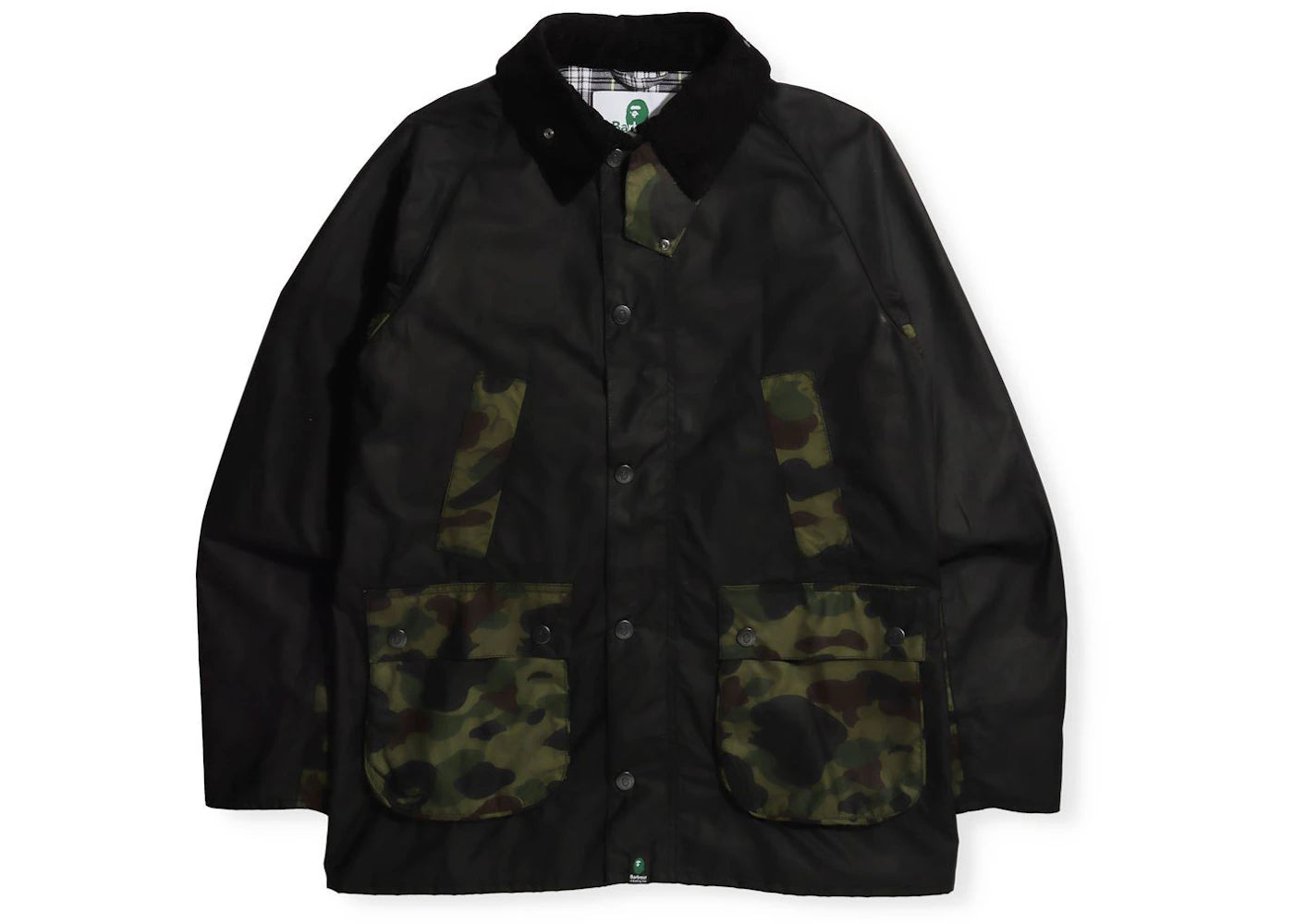 BAPE x Barbour 1st Camo Bedale Jacket Black