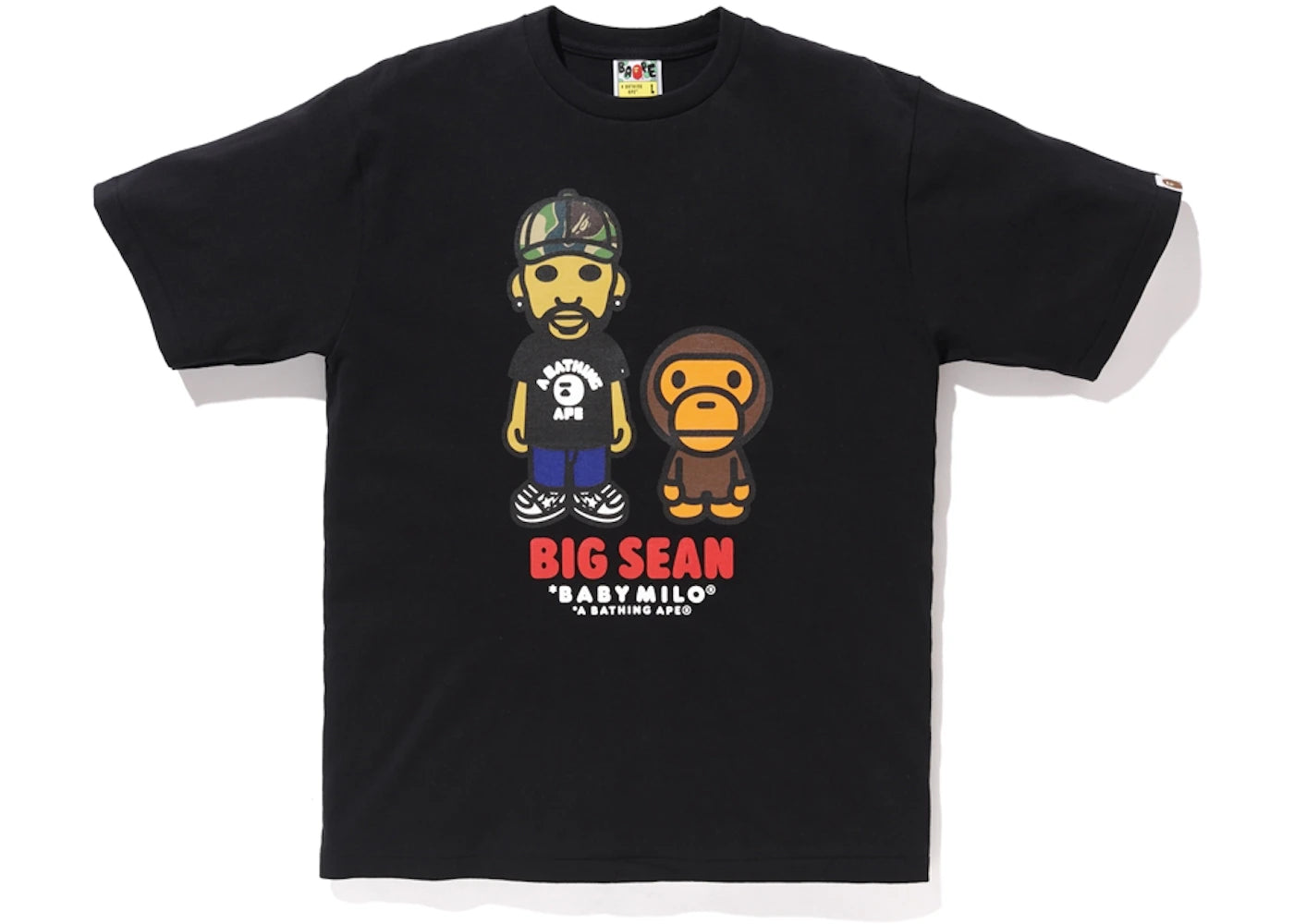 BAPE x Big Sean Baby Milo Tee Black