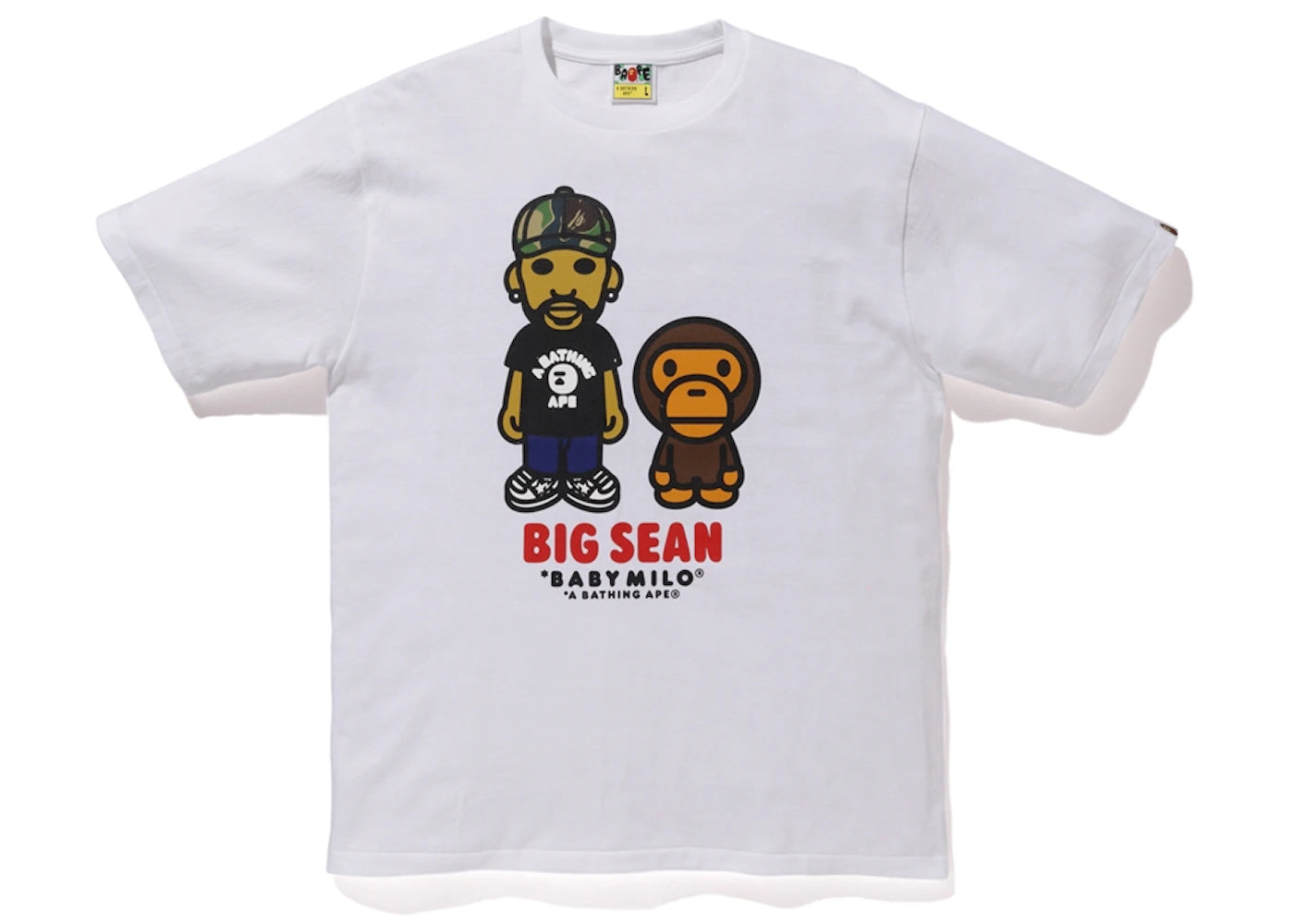 BAPE x Big Sean Baby Milo Tee White