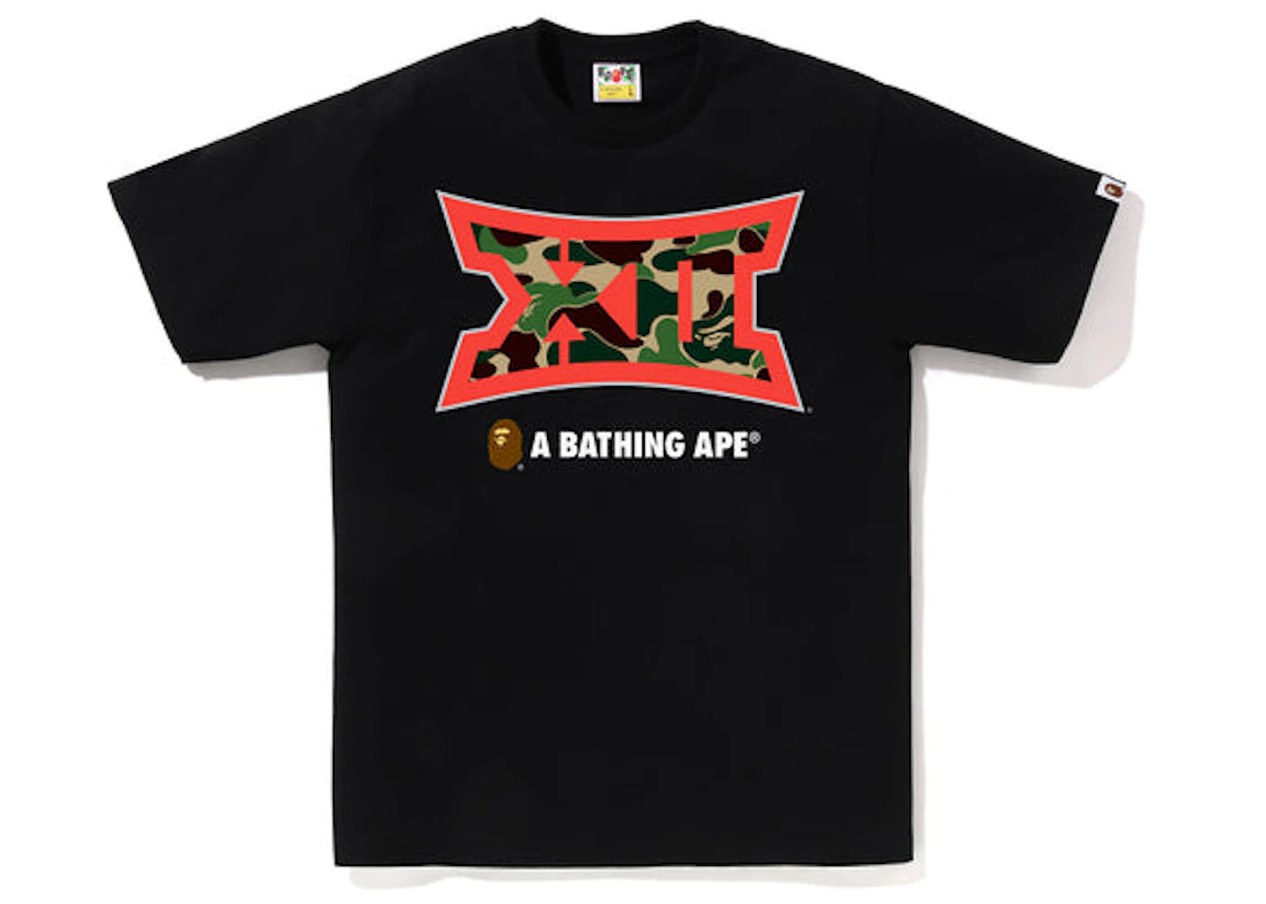 BAPE x Big XII Tee Black