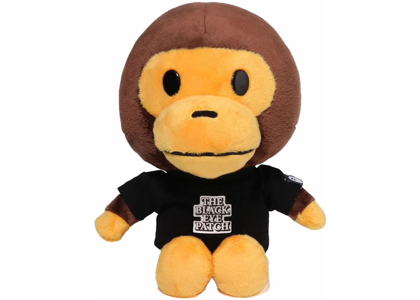 BAPE x Black Eye Patch Baby Milo Plush Doll Brown