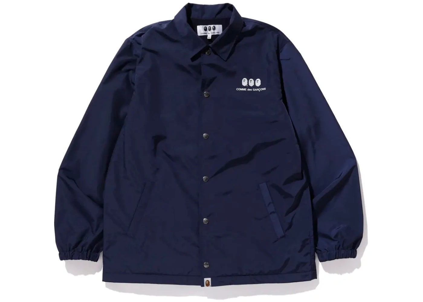 BAPE x CDG Osaka Coach Jacket Navy