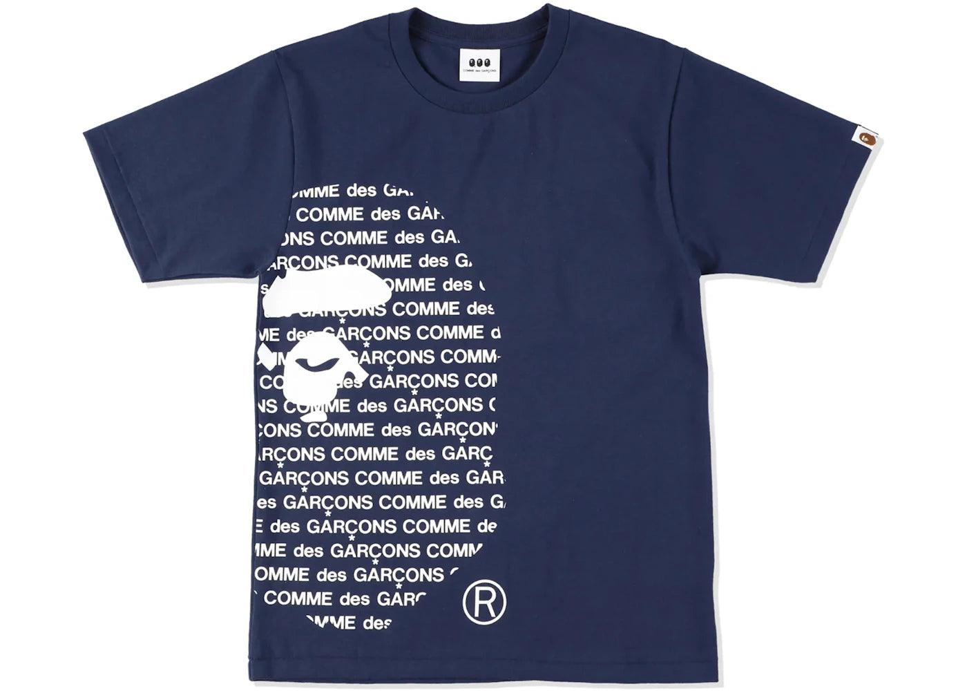 BAPE x CDG Osaka Two Tee Blue